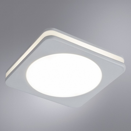 Встраиваемый светильник Arte Lamp Tabit A8433PL-1WH в Бикине фото 4